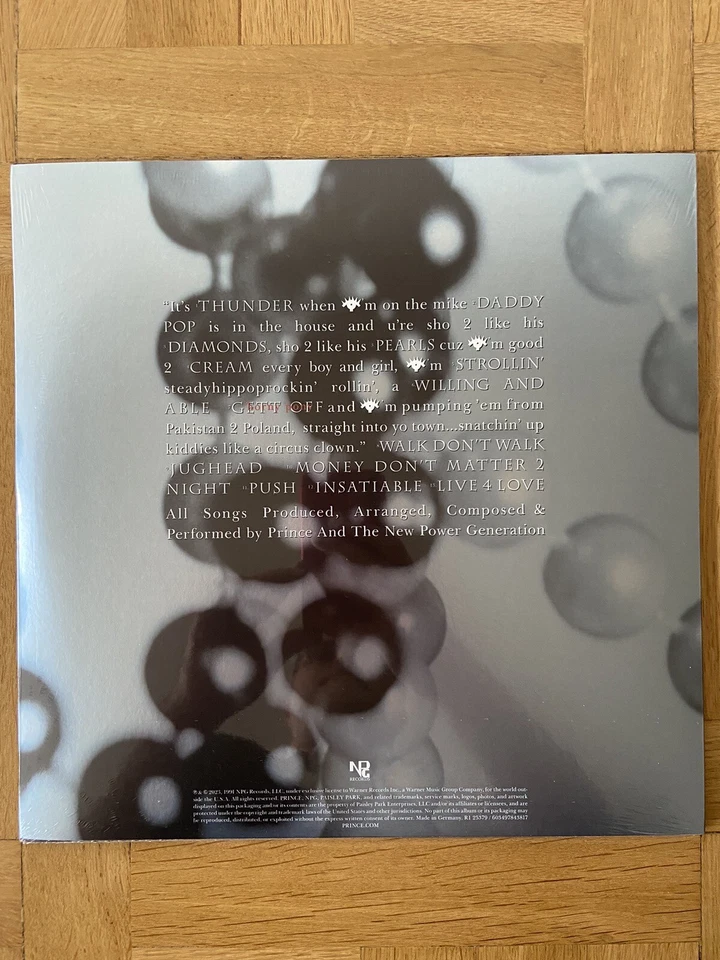 Prince Diamonds and Pearls double album vinyle transparent (clear vinyl 2 LPs) - Photo 4/4
