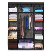 Portable Fabric Clothes Closet Storage Organizer Wardrobe W/13 Shelves Grey S5w2 on sale Portable Fabric Clothes Closet Storage Organizer Wardrobe W/13 Shelves Grey S5w2 on sale