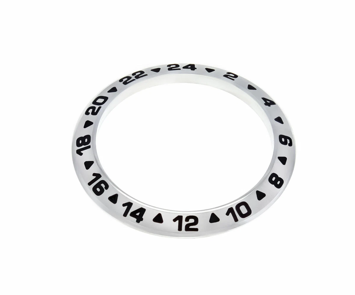 BEZEL INSERT FOR 40MM ROLEX EXPLORER II 16570 WATCH STAINLESS 