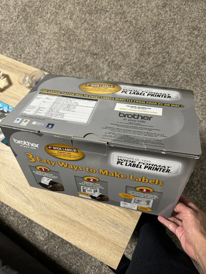 Brother QL-1050 Label Thermal Printer BRAND NEW! - Image 2 of 3