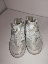 Nike Kids Youth White Huarache Run 704949-110 Size 1.5Y US 33 EUR 1 UK D5 