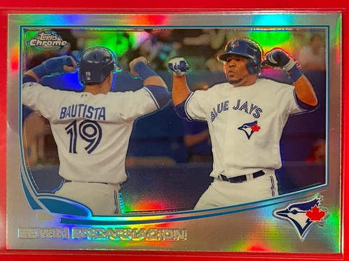 2013 Topps Chrome Edwin Encarnacion Refractor #115 Baseball Toronto Blue Jays