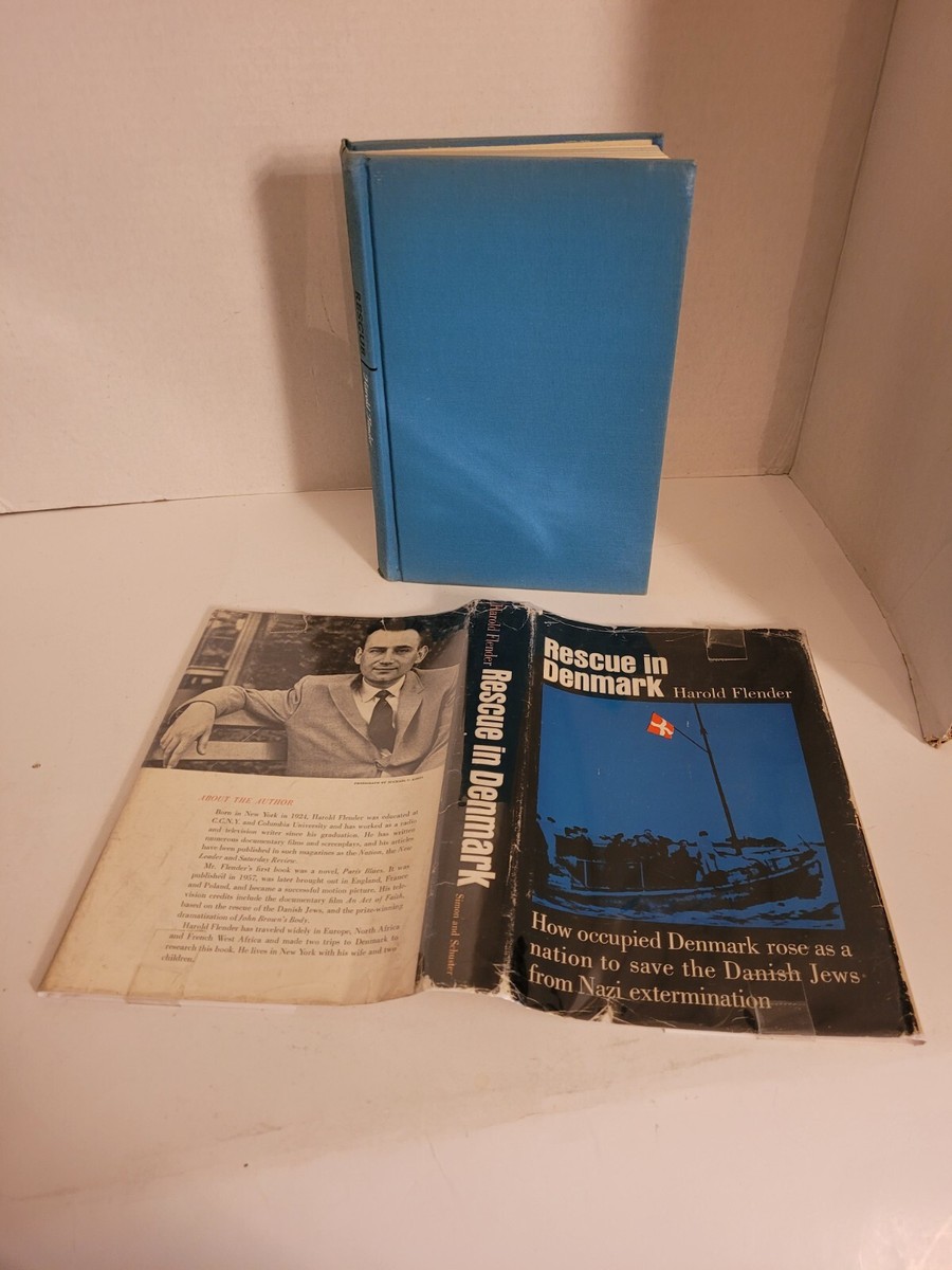 Harold Flender RESCUE IN DENMARK 1963 1st Printing | eBay