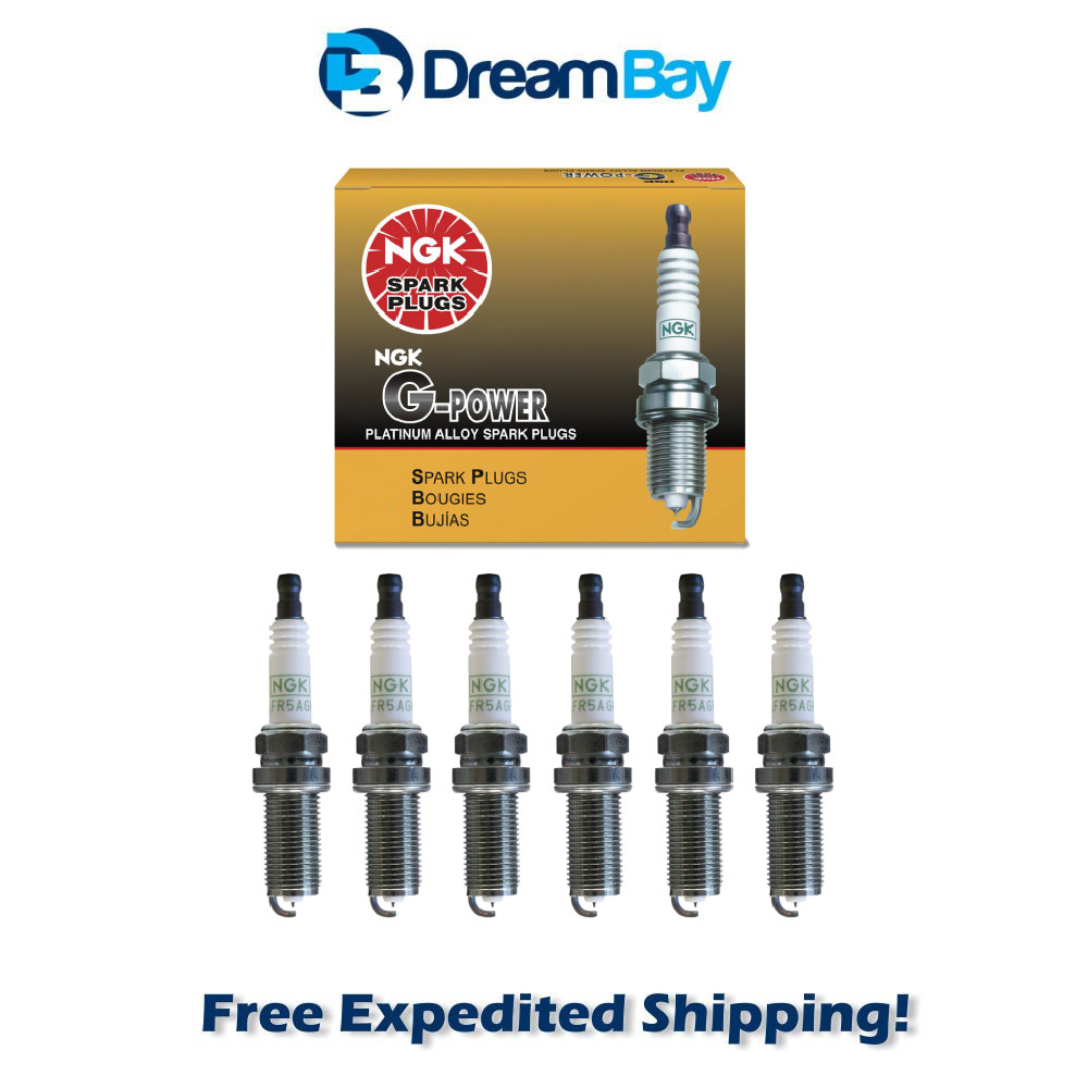 NGK Spark Plug Set 6PCS for G-Power Platinum 5018 LFR5AGP
