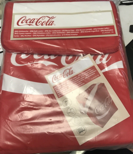 Coca Cola Original 20 Can 14L Padded Cool Bag Storage Picnic - Afbeelding 1 van 3