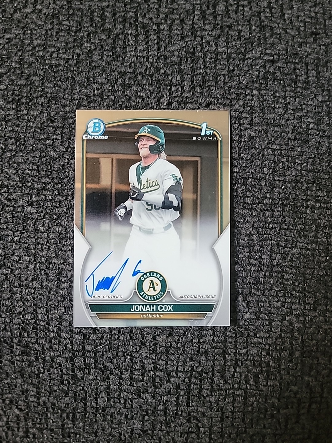 2023 Bowman Chrome Baseball Jonah Cox 1st Bowman Autograph SC6927