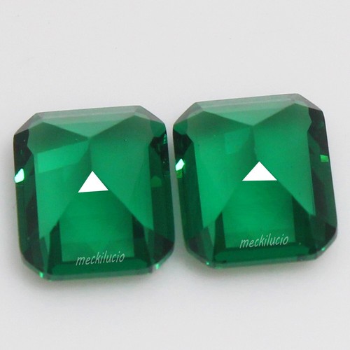 Certified Natural MUZO Green Emerald 5x3 MM Emerald Pair Unheated Gemstone MC04 - Picture 5 of 5