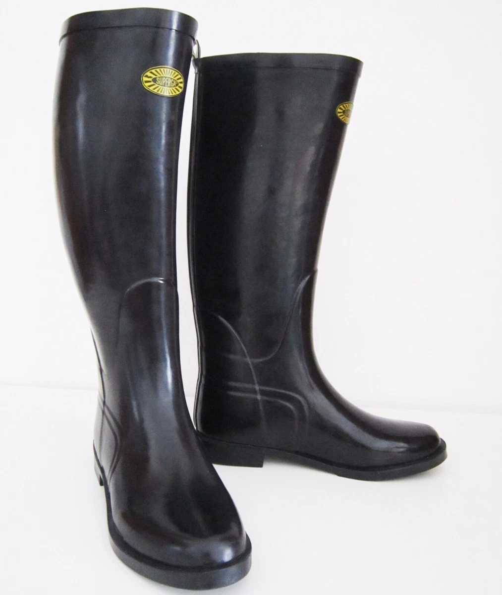 Stivali In Gomma Corti Donna LEMIGO – Neri, Impermeabili In PVC, Suola Antiscivolo – Taglia 37