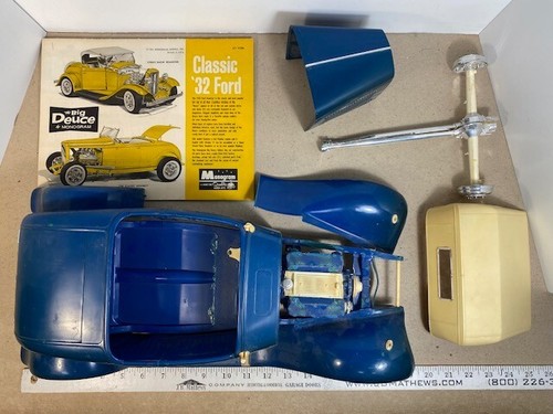 PARTS! Monogram THE BIG DEUCE '32 Ford Roadster: BIGASS 1/8 Scale. REBUILDER!