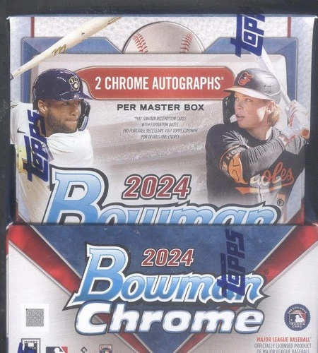 2024 Bowman Chrome Baseball Master Hobby Box Sealed