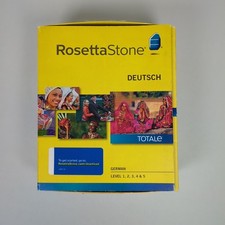 Rosetta Stone German Deutsch Level 1-5 w/ Audio Companion - No headphones - NICE