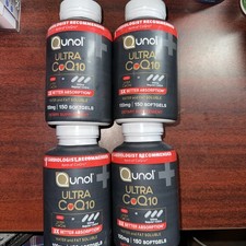 QUNOL ULTRA COQ10 100mg - 150 X 4  600 SOFTGELS EXP. DATE 8/2028