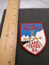 Vintage Alpine Meadows Ski Club Patch - California Ski Resort Tahoe Retro VTG