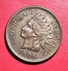 1906 US Indian Head Cent! XF! SHARP! Old US Coin!