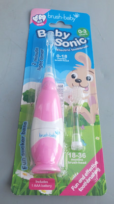 Bürste Baby BabySonic PINK Elektrische Zahnbürste 0-3 Jahre 2 Minuten Leuchtzeit