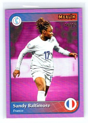 2025 TOPPS Merlin UEFA Women s Euro Sandy Baltimore (France) /75