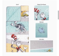 Trend Lab Dr. Suess Book Club 4pc Crib Bedding Set