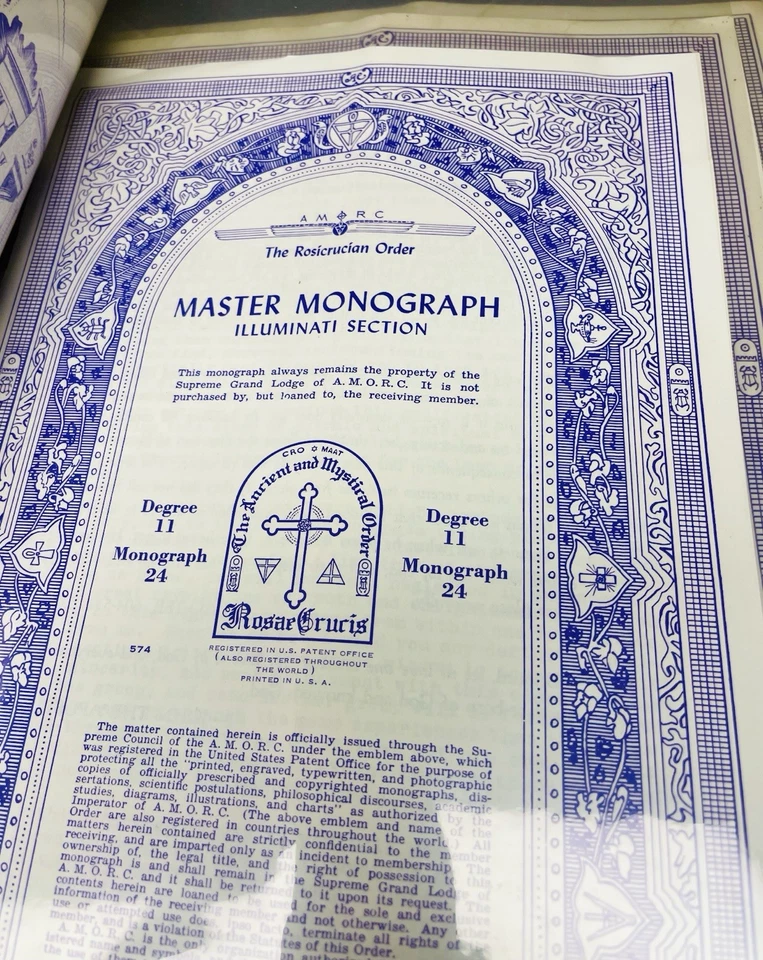 Rosicrucian Order AMORC Rare Illuminati Occult Mystic Lot Of Over 35 Monographs - Image 4 of 4