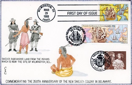 1988 Sc # C117 New Sweden Joint FDC with Sweden and Finland HD/HP by C&C