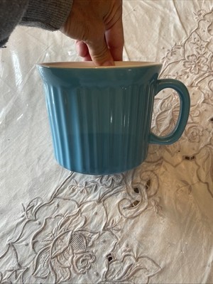 Corning Ware colours 4  Tall 20 Ounce Soup meal  Mug Microwave Oven Safe  Blue