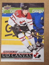 TRAVIS DERMOTT C266 2018-19 Upper Deck UD CANVAS PROGRAM OF EXCELLENCE RC CANADA