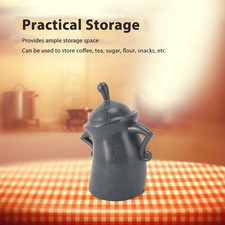 Canister With Attitude Decorative Cute PVC Funny Food Storage Jar With Airtight