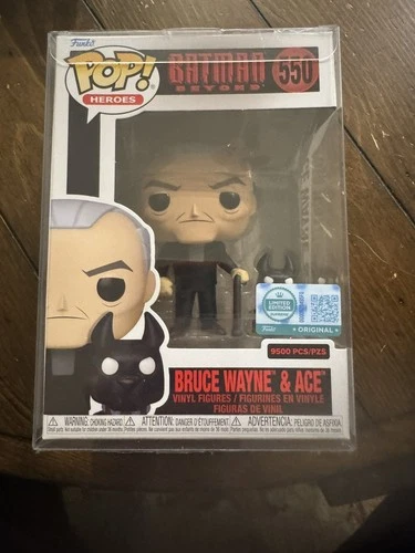 Funko Pop! Batman Beyond Bruce Wayne and Ace 550 LE 9500 GameStop Excl PROTECTOR