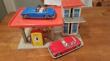 Garage station service Shell Beckmann tôle mécanique (Germany) 1960