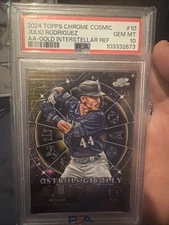 PSA 10 2024  Topps Cosmic Chrome Astrologically Aligned Julio Rodriguez