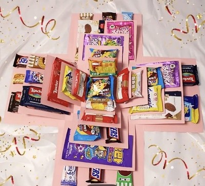 Exploding Box DIY Explosion Überraschung Geschenkbox Handarbeit Snackbox ideales Geschenk