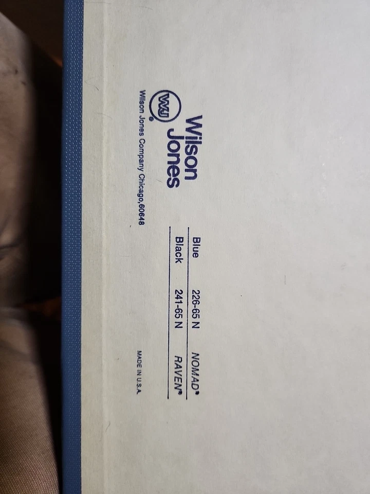 Wilson Jones Azul 226-65 N Nómada, Negro 241-65 N Cuervo... 18x12 Foto 2 de 4