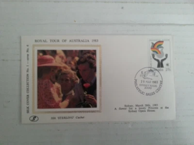 ROYAL TOUR AUSTRALIA 1983 PRINCESS DIANA CHARLES Commemorative Event COVER no. 6 - Image 1 of 2