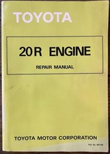 Toyota 20R Engine Repair Manual 98116E Factory Service Manual Excellent