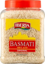 Basmati Rice Jar, 2 Pounds, Extra Long Grain, Naturally Aged Indian White Basmat