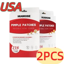 Advanced Ultra-Thin Acne Patches, 432 Pcs Invisible Hydrocolloid Pimple Patches