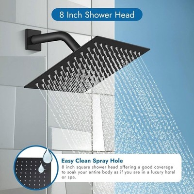 Regendusche | Duschsystem | Duschset | Edelstahl Wandmontierte Duscharmatur