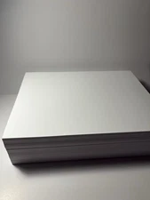 8 1/2 x 11 White Paper 100lb Matte 200 Sheets.