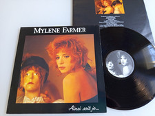 MYLENE FARMER AINSI SOIT JE ALLEMAGNE VINYL LP SANS CONTREFACON LOGIQUE DOUCES