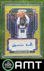 Neemias Queta RC Auto 2021-22 Panini Prizm 4/10 Rookie Prizms Gold Wave Kings