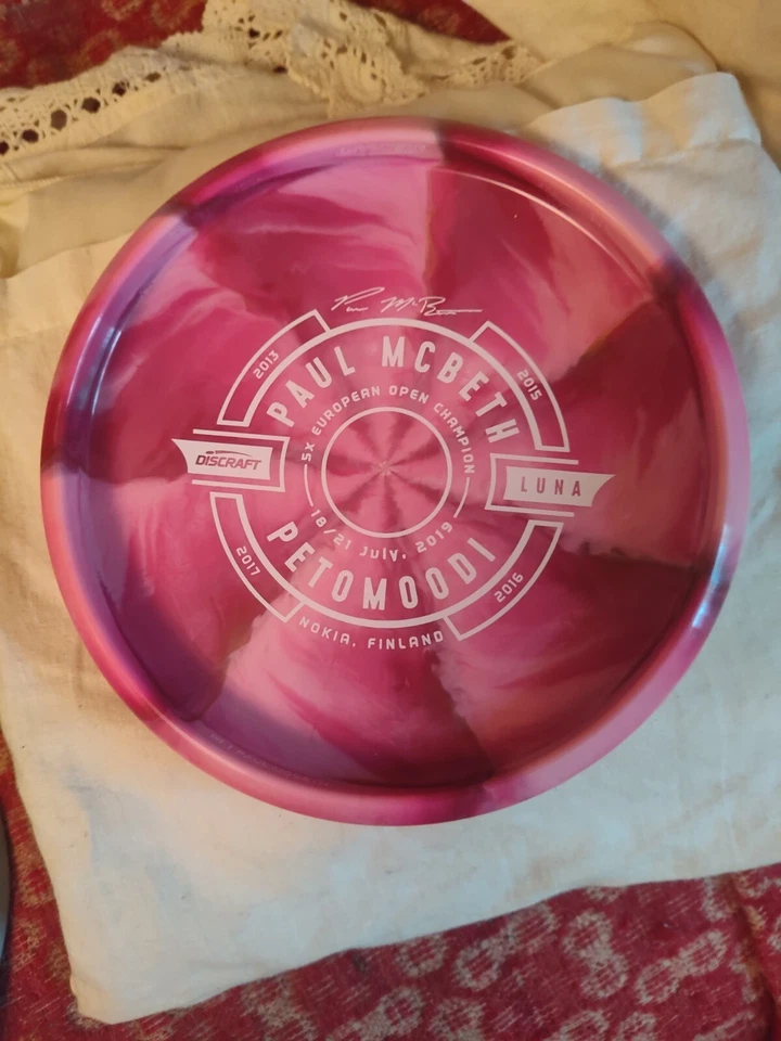 Luna ESP Swirl 2019 Euro Petomoodi McBeth pink VERY Rare - Image 2 of 4
