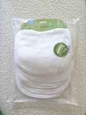 Green Sprouts Stay-Dry Bibs (10pk) -White 3-12 Months