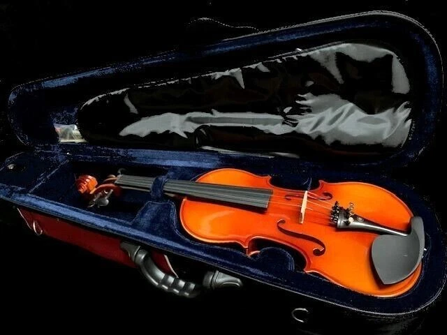 NEW FULL-SIZE SOLID 4/4 FLAMED MAPLE CONCERT VIOLIN/FIDDLE-GERMAN - Image 3 of 4