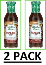 2 PACK - Walden Farms Calorie Free Original Pancake Syrup 12 fl. oz - FRESH