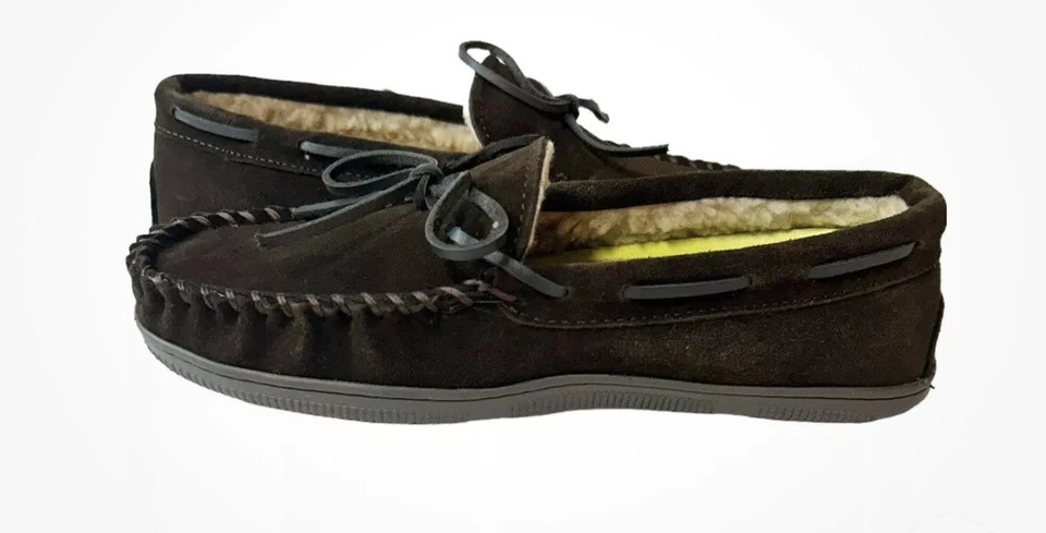 Chinelo Florsheim Cozy Tie Moc Masculino Chocolate Tamanho 8 Novo - Imagem 4 de 4