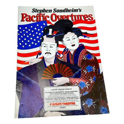 Pacific Overtures Stephen Sondheim Theater Souvenir Brochure UK 1986 Vintage