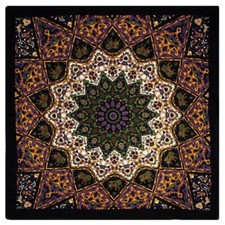 India Star Mandala Bandana Hippie Biker Scarf Mask Hair Tie 100 Cotton 22x22"