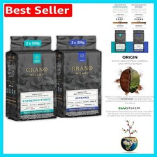 1kg Caffeinated Ground Coffee: Arabica-Robusta Combination for Espresso Lovers 23.99 per kilo