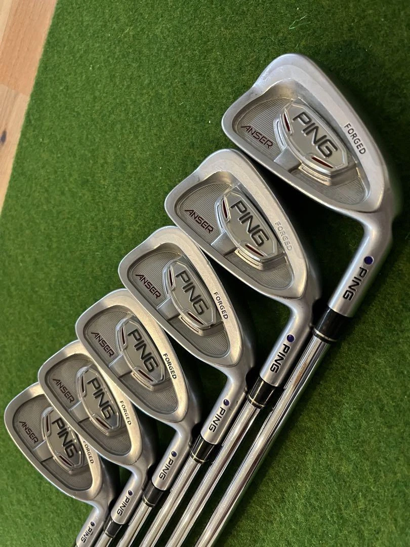 Ping ANSER Iron Set Purple Dot Flex R True Temper GS 75 Right Handed Used JP