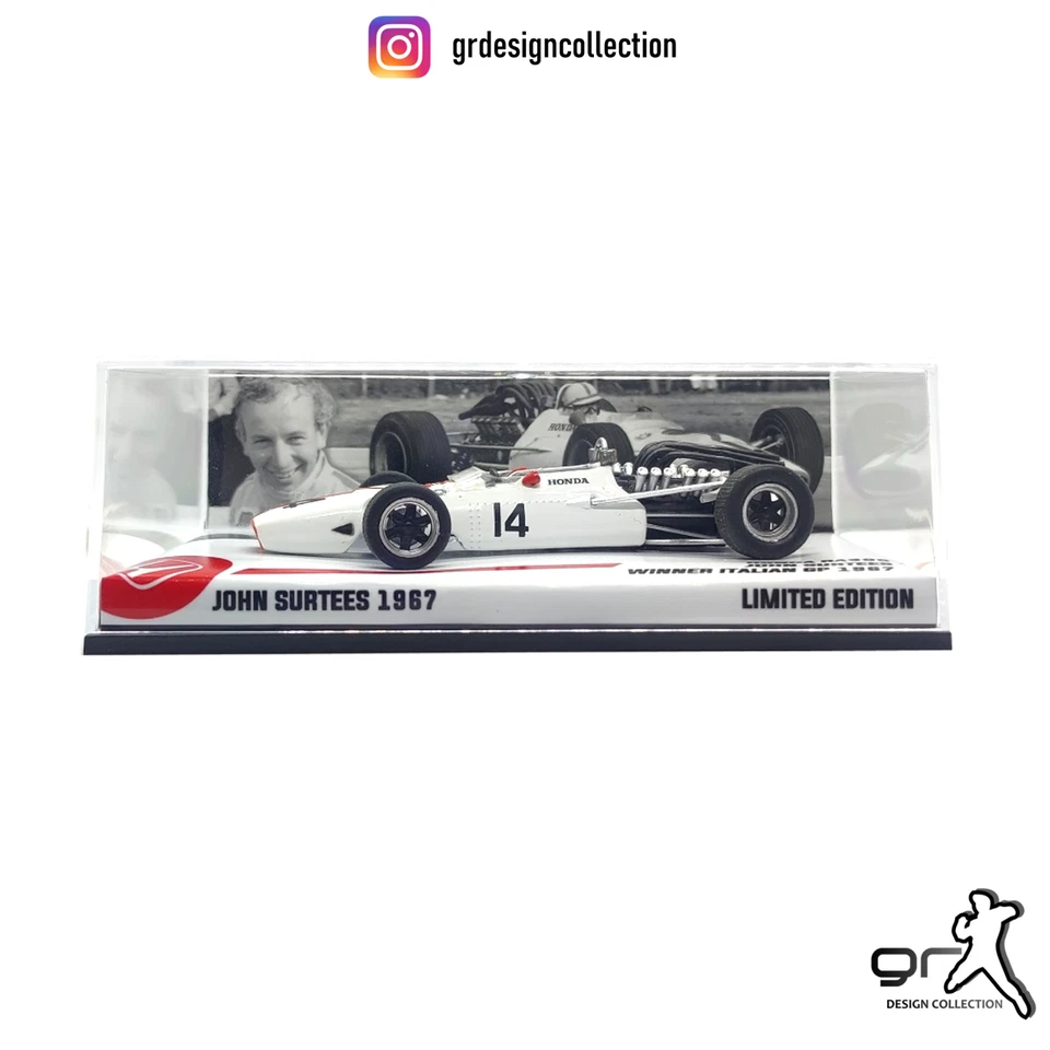 John Surtees - Honda RA300 - F1 Winner Italian GP 1967 / Altaya - IXO / 1:43 - Immagine 2 di 4