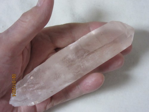 Madagascar TWIN Point Master 5 3/8" Crystal Quartz Collectible MTPMCQ-18.5 - Picture 9 of 18